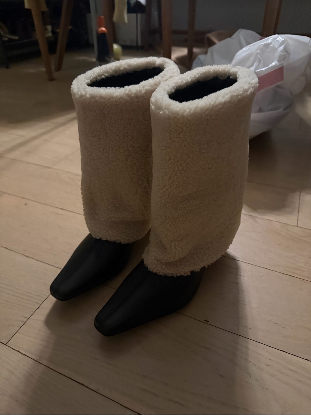 STAUD Wally Foldover Boot with sherpa